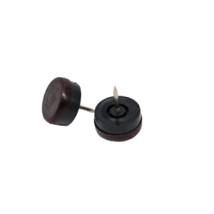 מחליק פלסטיק מסמר שחור חום