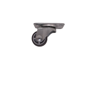 גלגל מיטה אפור לפרקט+ פלטה