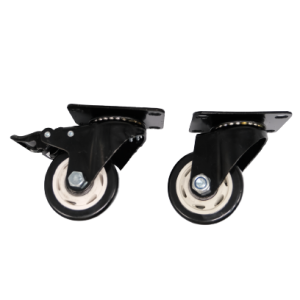 גלגל PVC שחור