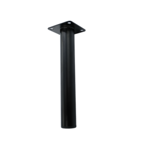 רגל עגולה עם פלטה מרובעת קוטר 25