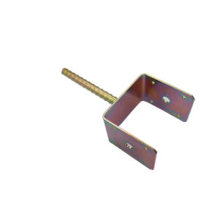 תושבת "U" לעמוד 90 מ"מ + רגל