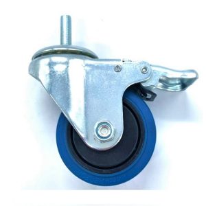 גלגל TPR כחול 3' - בורג