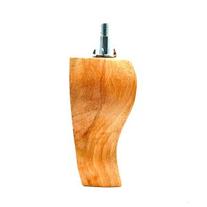 רגל עץ מסוגננת 55X55 - גובה 12 ס"מ